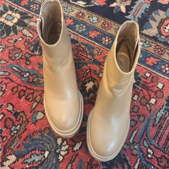 Cult Gaia Tan Heeled Brenda Boots 38 - Picture 2 of 5